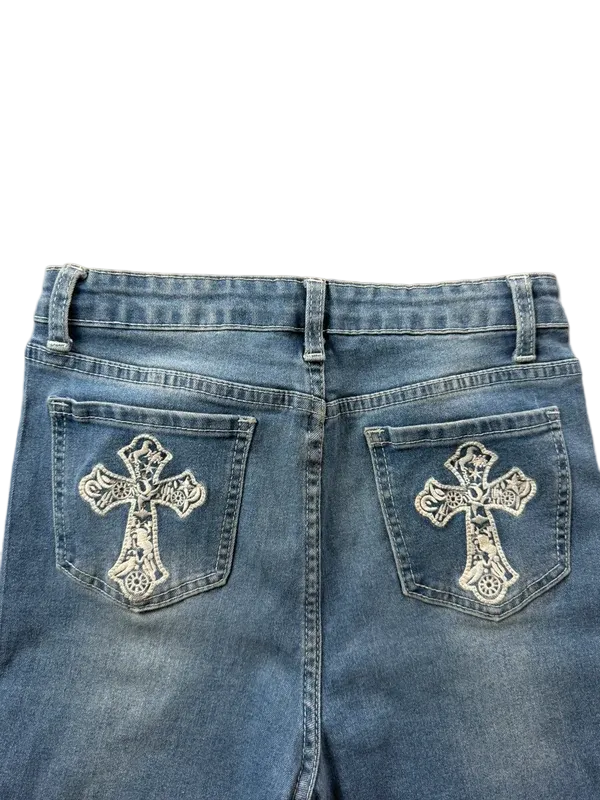 Y2K High Rise Bootcut Jeans XS