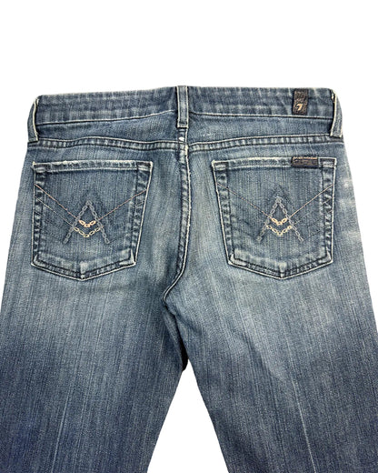 7 For All Mankind Low Rise Bootcut Jeans – M