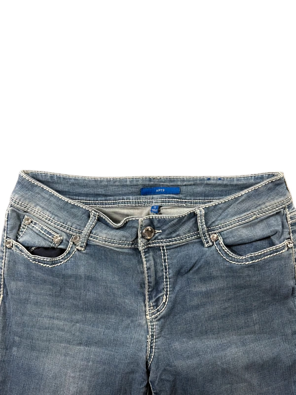 APT.9 Mid Rise Bootcut Flare Jeans – M