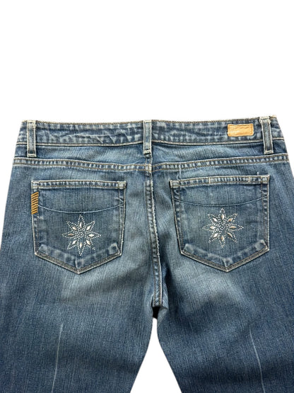 Paige Low Rise Bootcut Jeans – L