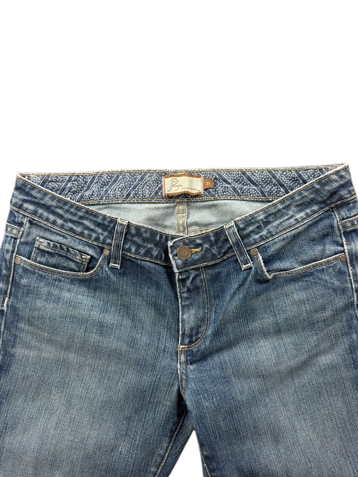 Paige Low Rise Bootcut Jeans – L