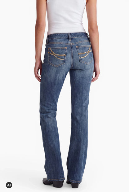 GAP Curvy Low Rise Flare Jeans – XS
