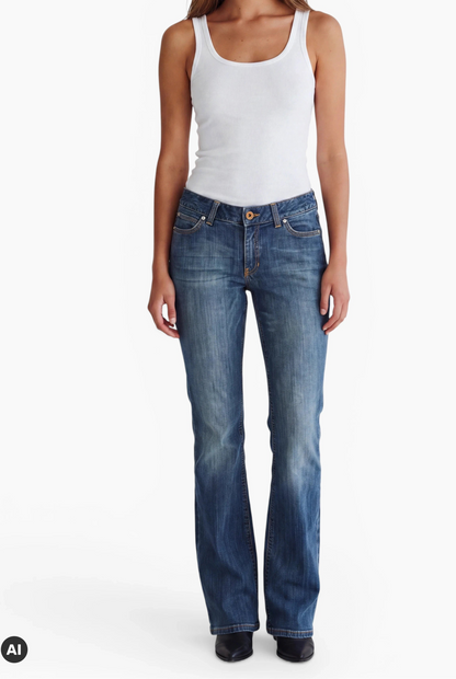 GAP Curvy Low Rise Flare Jeans – XS