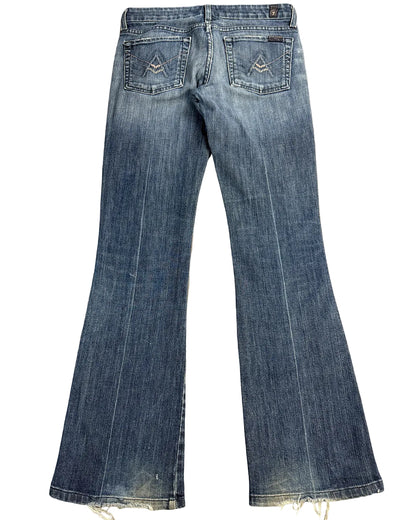7 For All Mankind Low Rise Bootcut Jeans – M