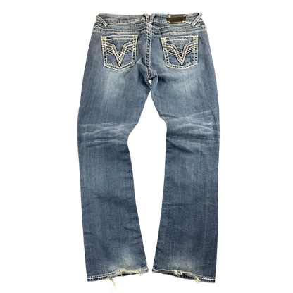 Vigoss Chelsea Bootcut Jeans Damen Y2K