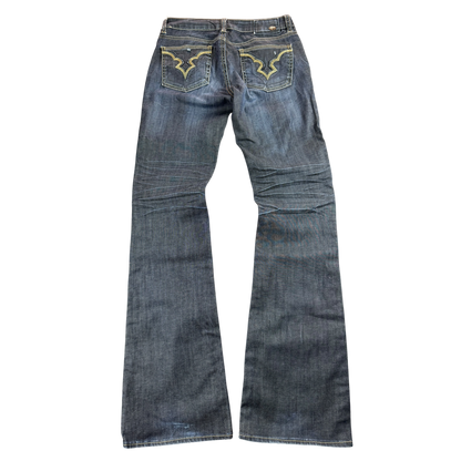 Buffalo David Bitton Flare Jeans Damen Y2K