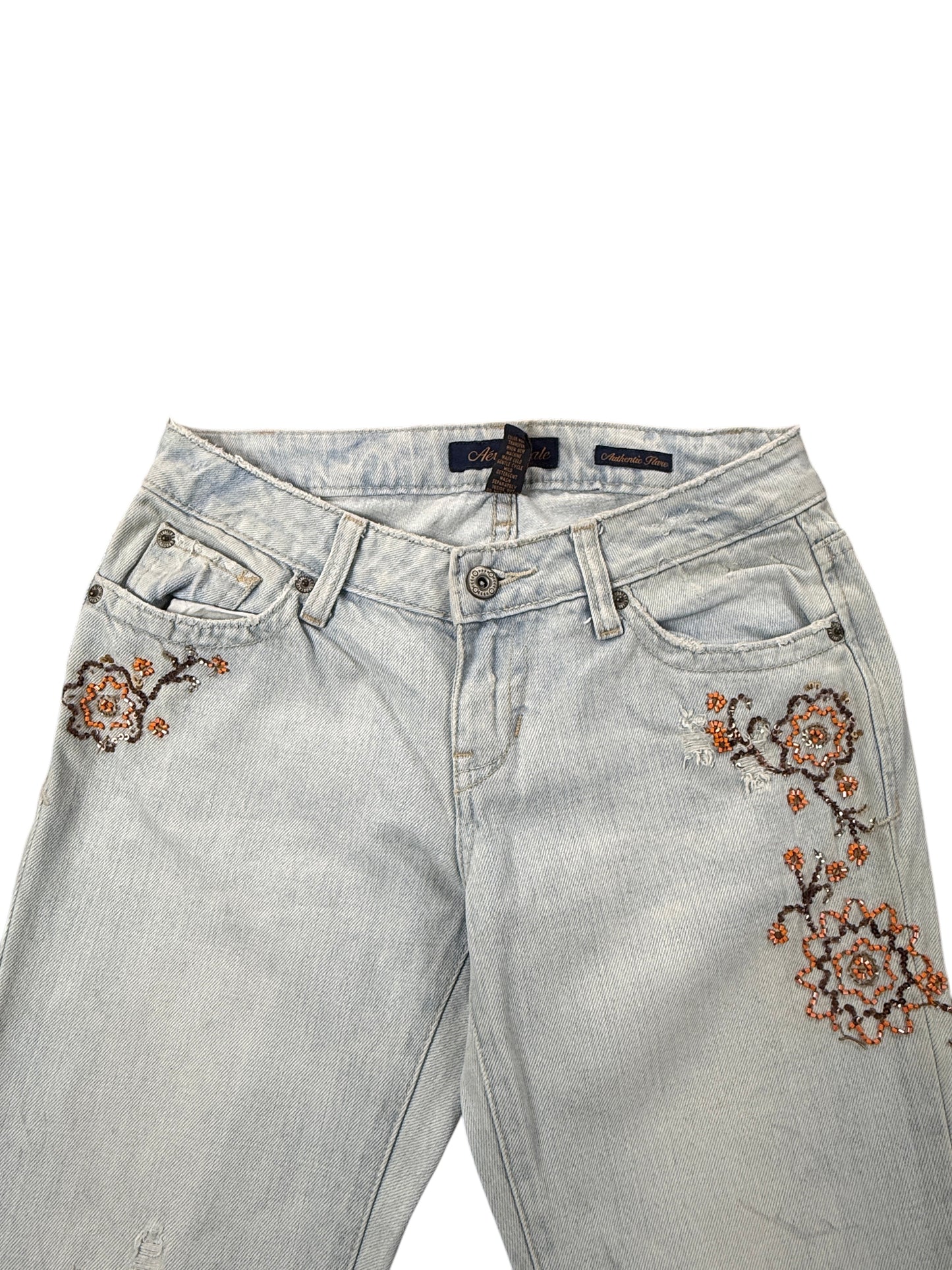 Aeropostale Authentic Flare Low Rise Bootcut Jeans – XS