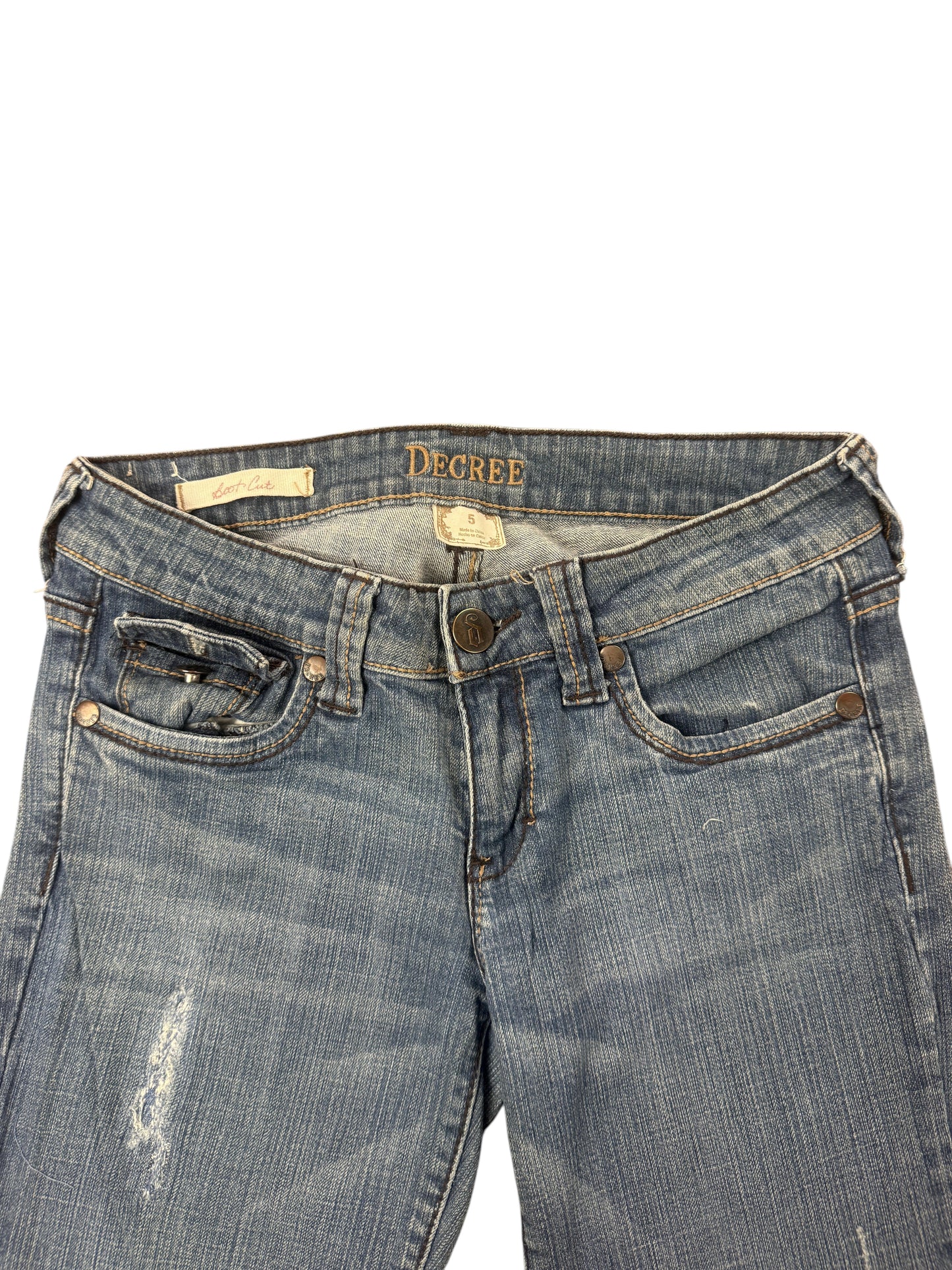 Decree Low Rise Bootcut Jeans – S