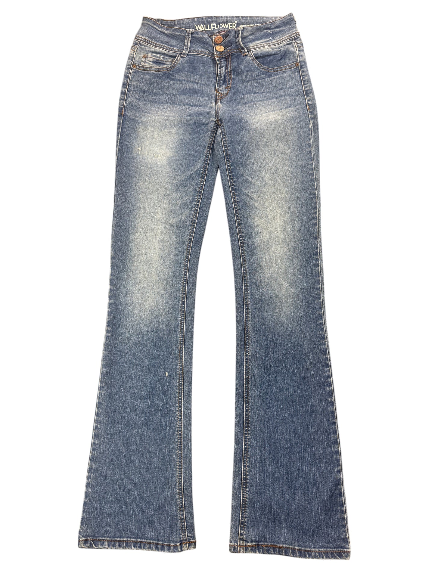 Wallflower Luscious Curvy Fit Mid Rise Bootcut Jeans – XS