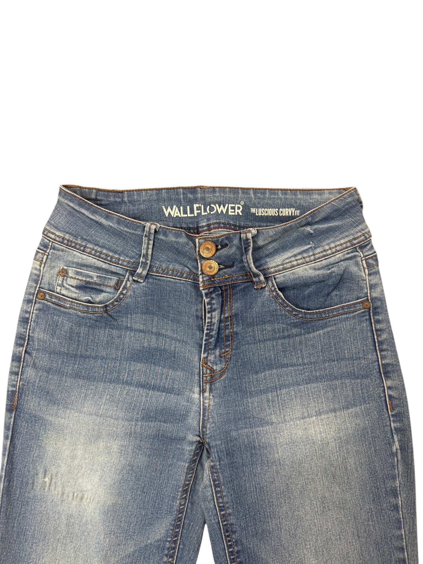 Wallflower Luscious Curvy Fit Mid Rise Bootcut Jeans – XS