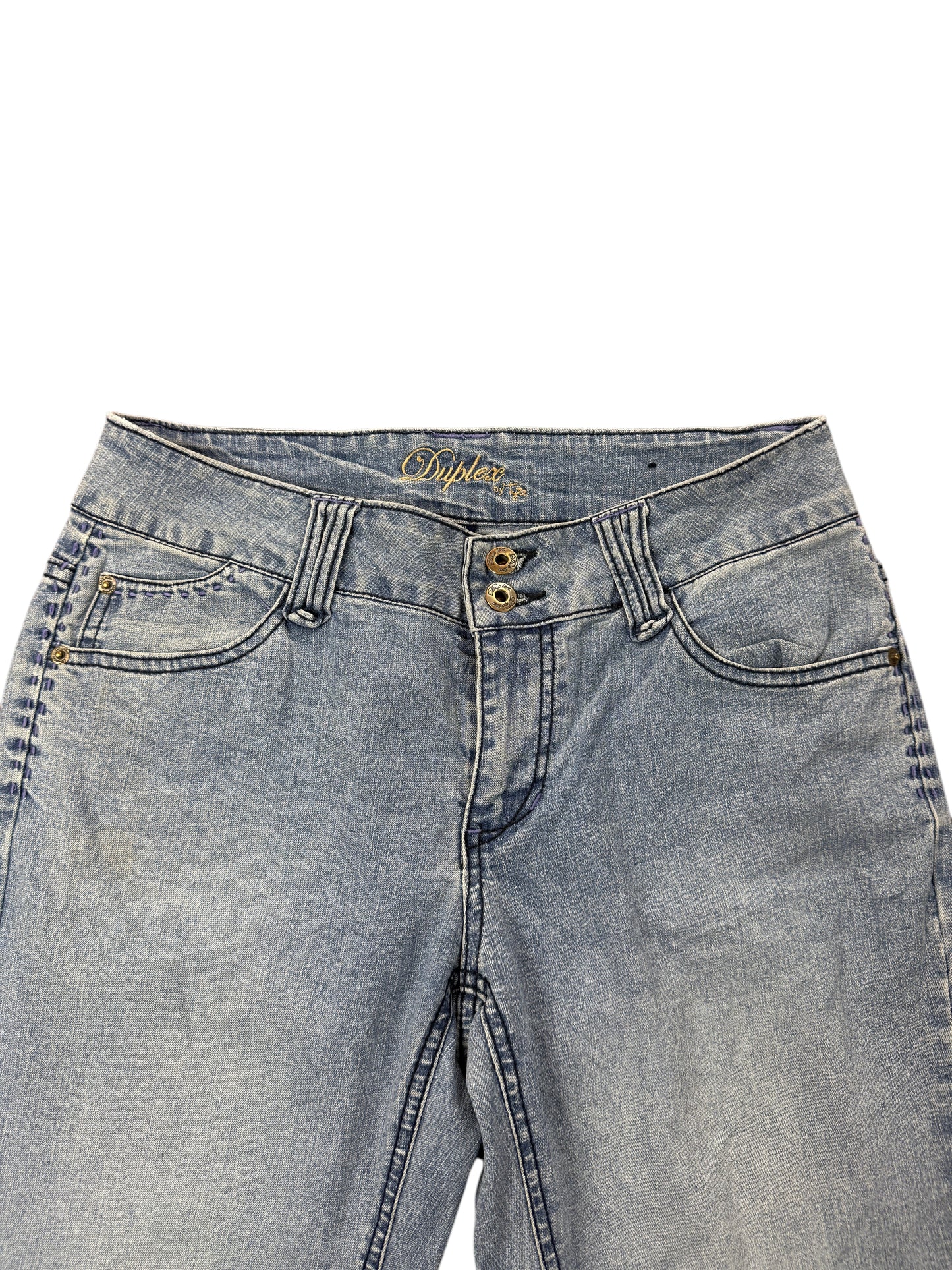 Duplex Low Rise Bootcut Jeans – M