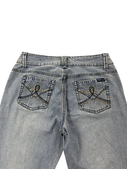 Duplex Low Rise Bootcut Jeans – M