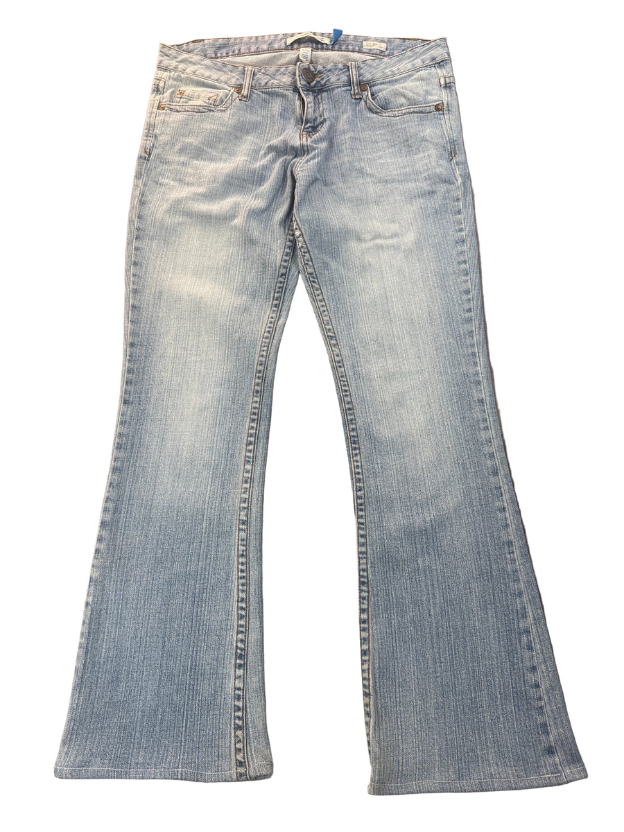 Aeropostale Curvy Mid Rise Bootcut Jeans – L