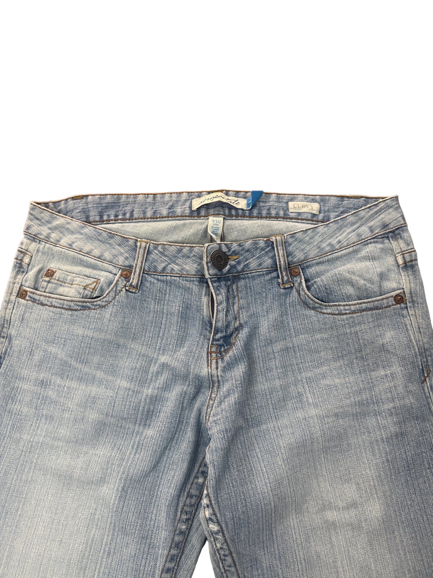Aeropostale Curvy Mid Rise Bootcut Jeans – L