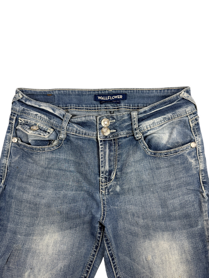 WallFlower Luscious Curvy Fit Mid Rise Bootcut Jeans – M