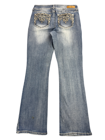 WallFlower Luscious Curvy Fit Mid Rise Bootcut Jeans – M