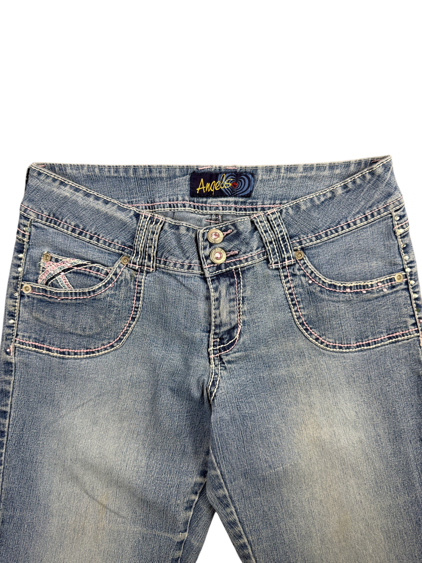 Angels Low Rise Bootcut Jeans – M