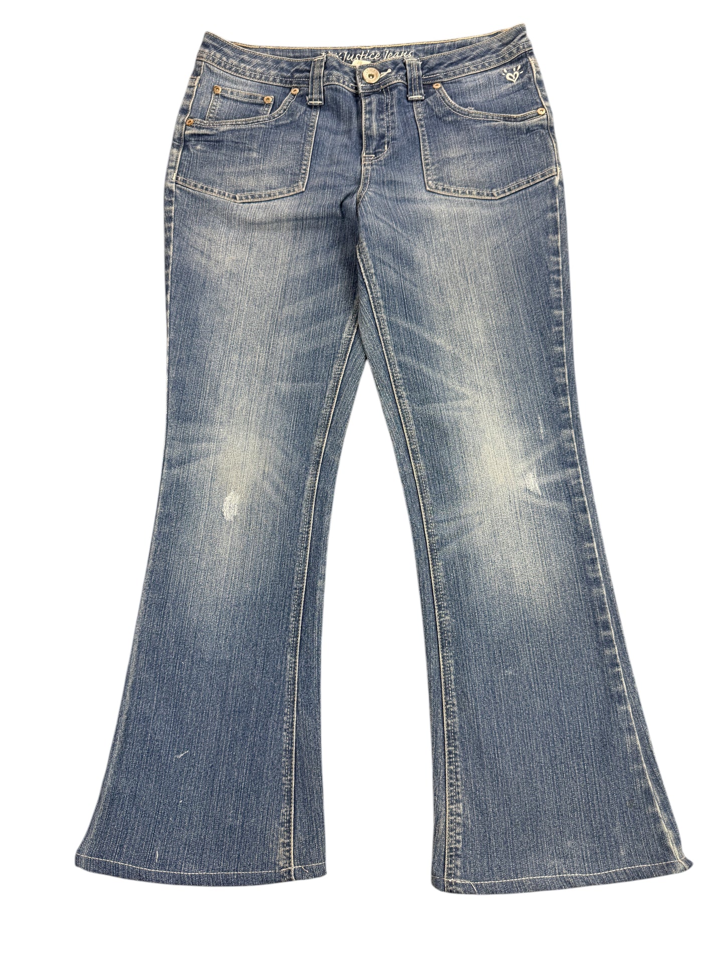 Justice Jeans Simply Low Rise Bootcut – L
