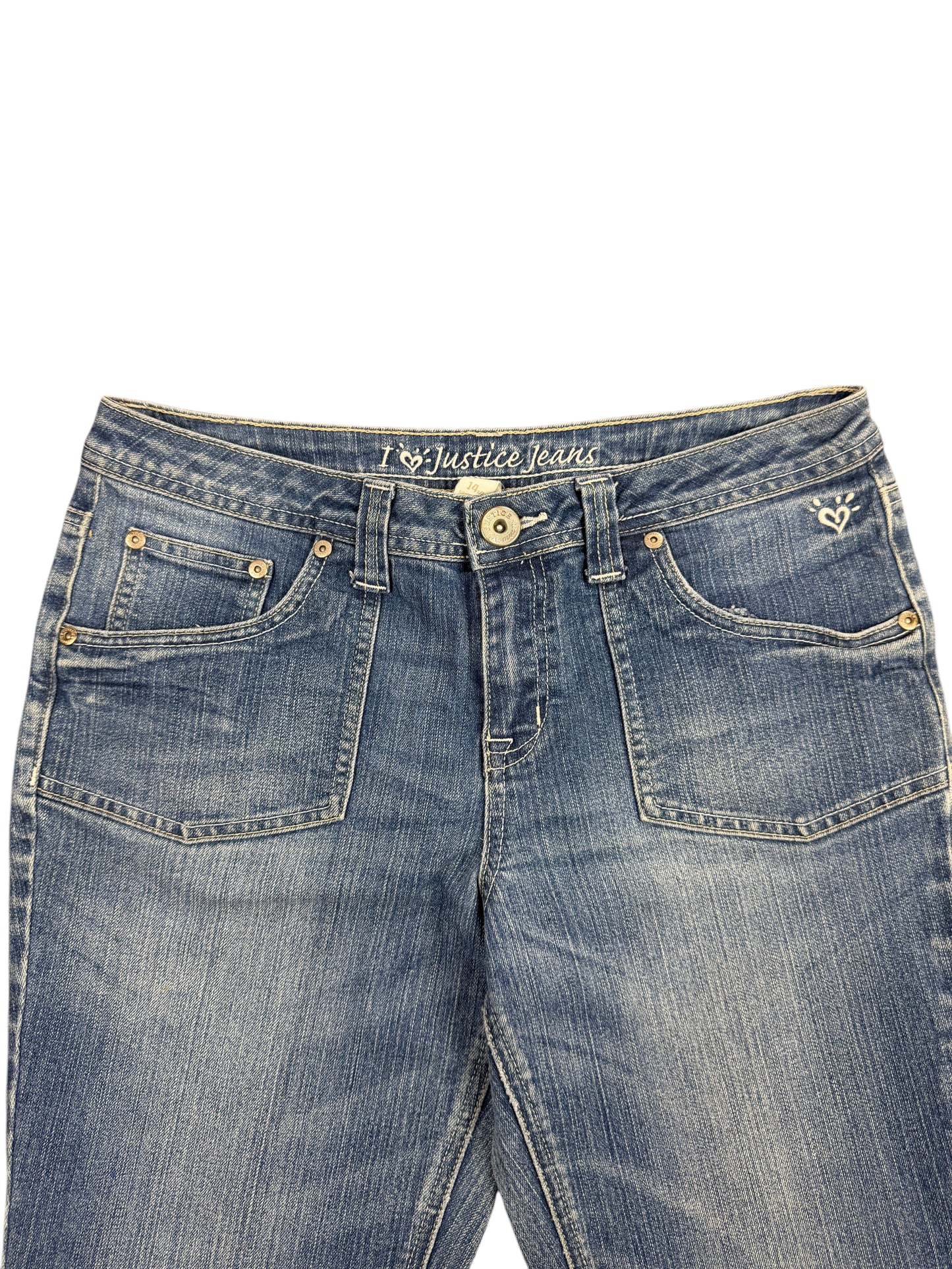 Justice Jeans Simply Low Rise Bootcut – L