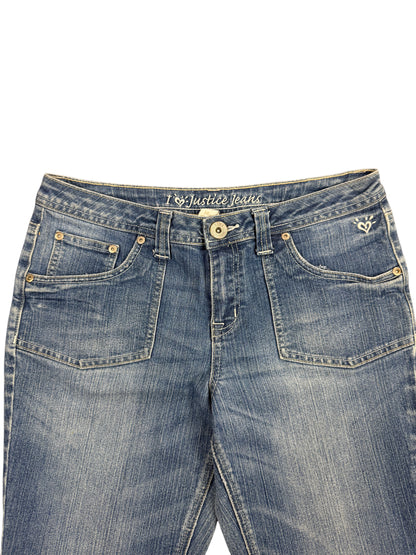Justice Jeans Simply Low Rise Bootcut – L