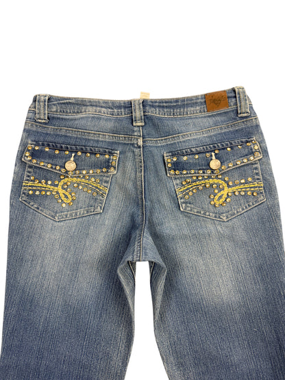 Justice Jeans Simply Low Rise Bootcut – L