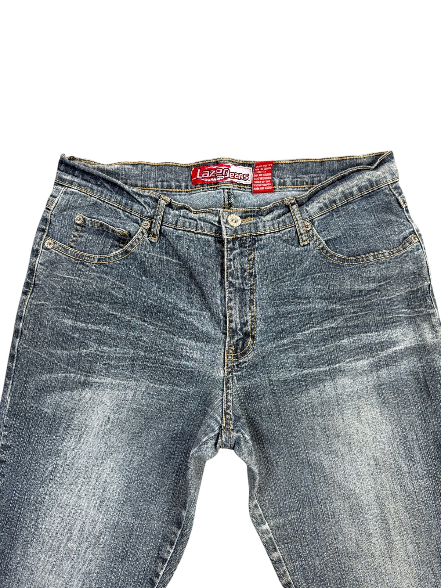 Lazer Mid Rise Bootcut Jeans – L