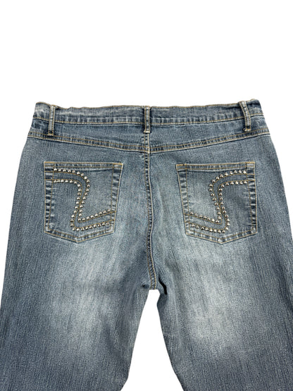 Lazer Mid Rise Bootcut Jeans – L