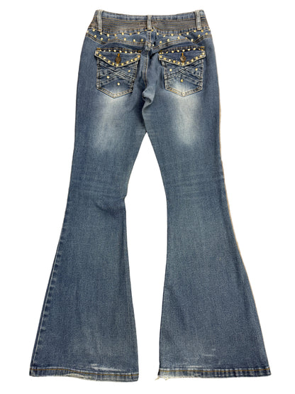 True Luck Low Rise Flare Jeans – XS