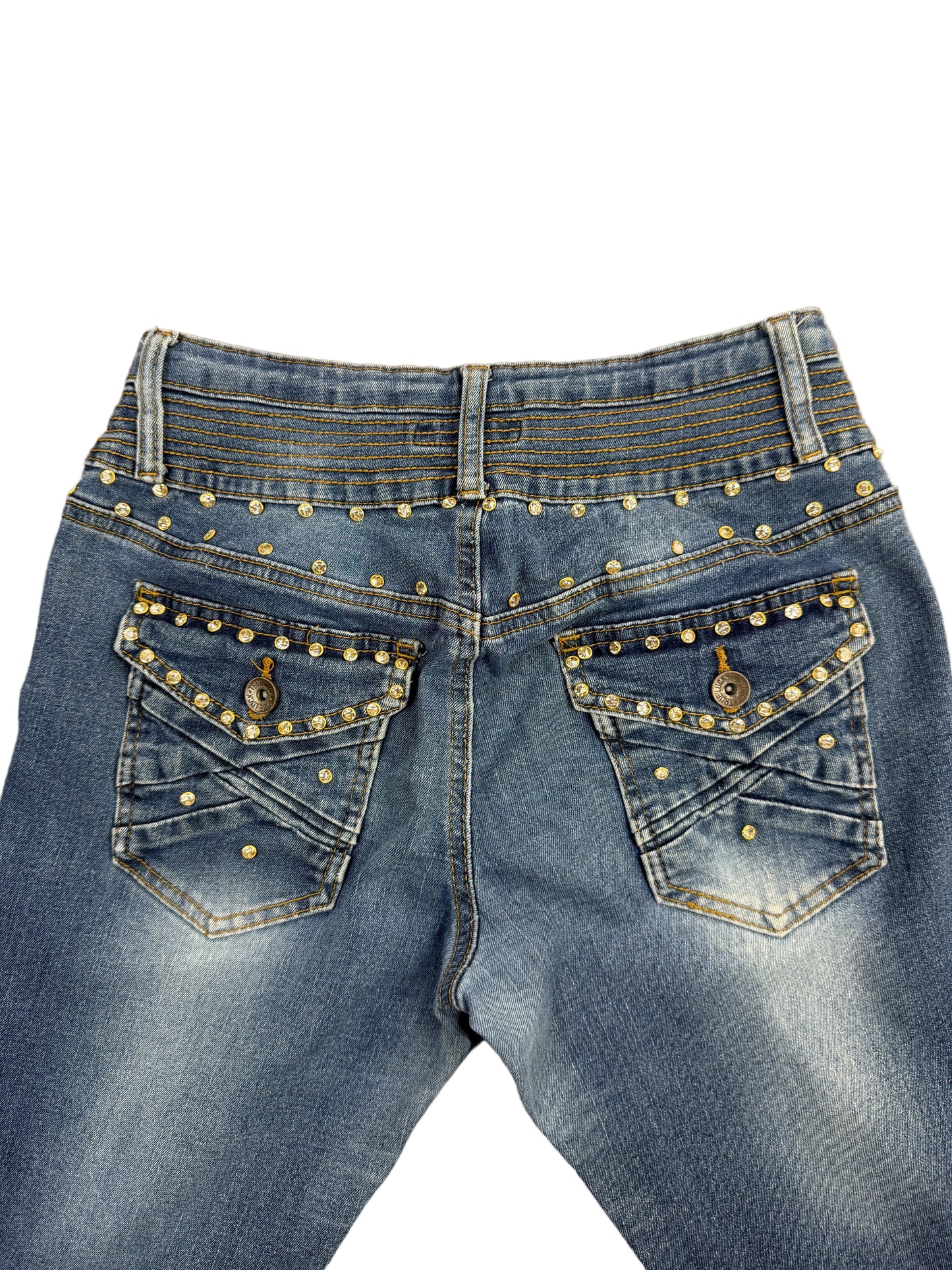 True Luck Low Rise Flare Jeans – XS