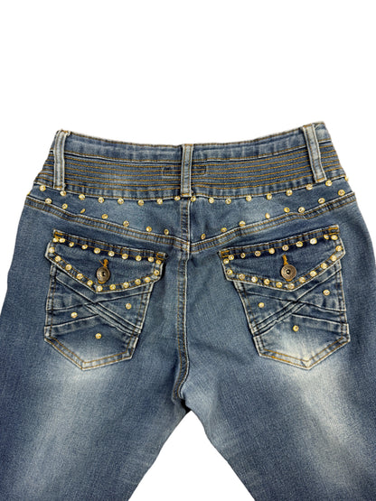 True Luck Low Rise Flare Jeans – XS