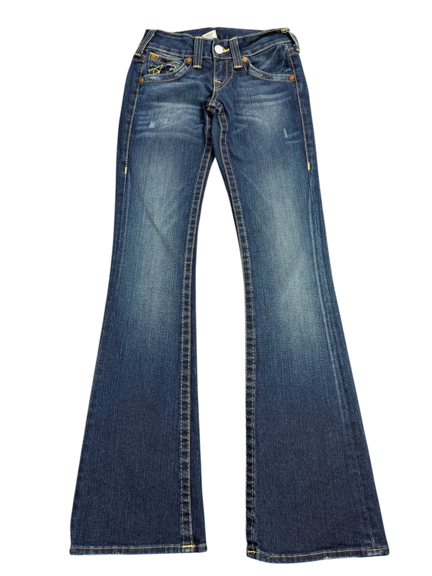 True Religion Low Rise Flare Jeans – XS
