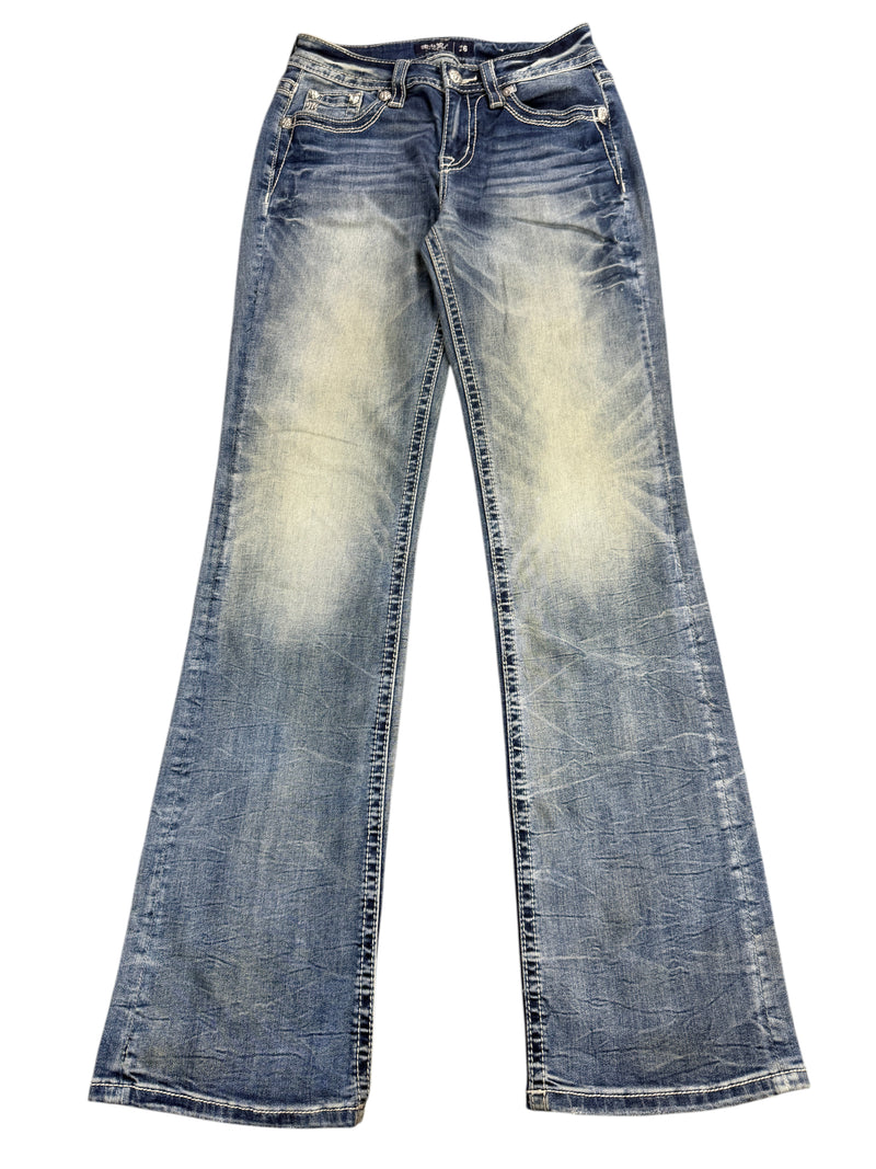 Miss Me Mid Rise Bootcut Jeans – XS