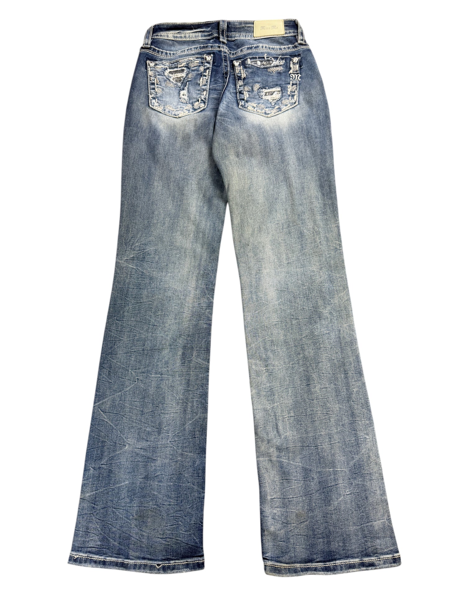 Miss Me Mid Rise Bootcut Jeans – XS