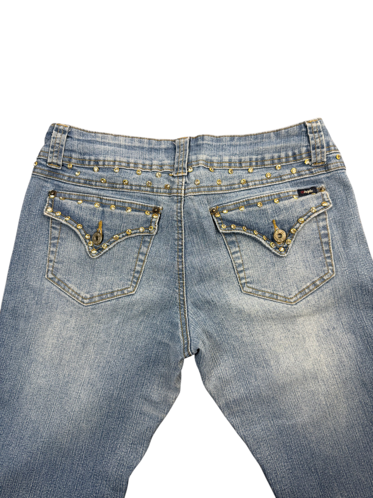 Angels Low Rise Bootcut Jeans – L