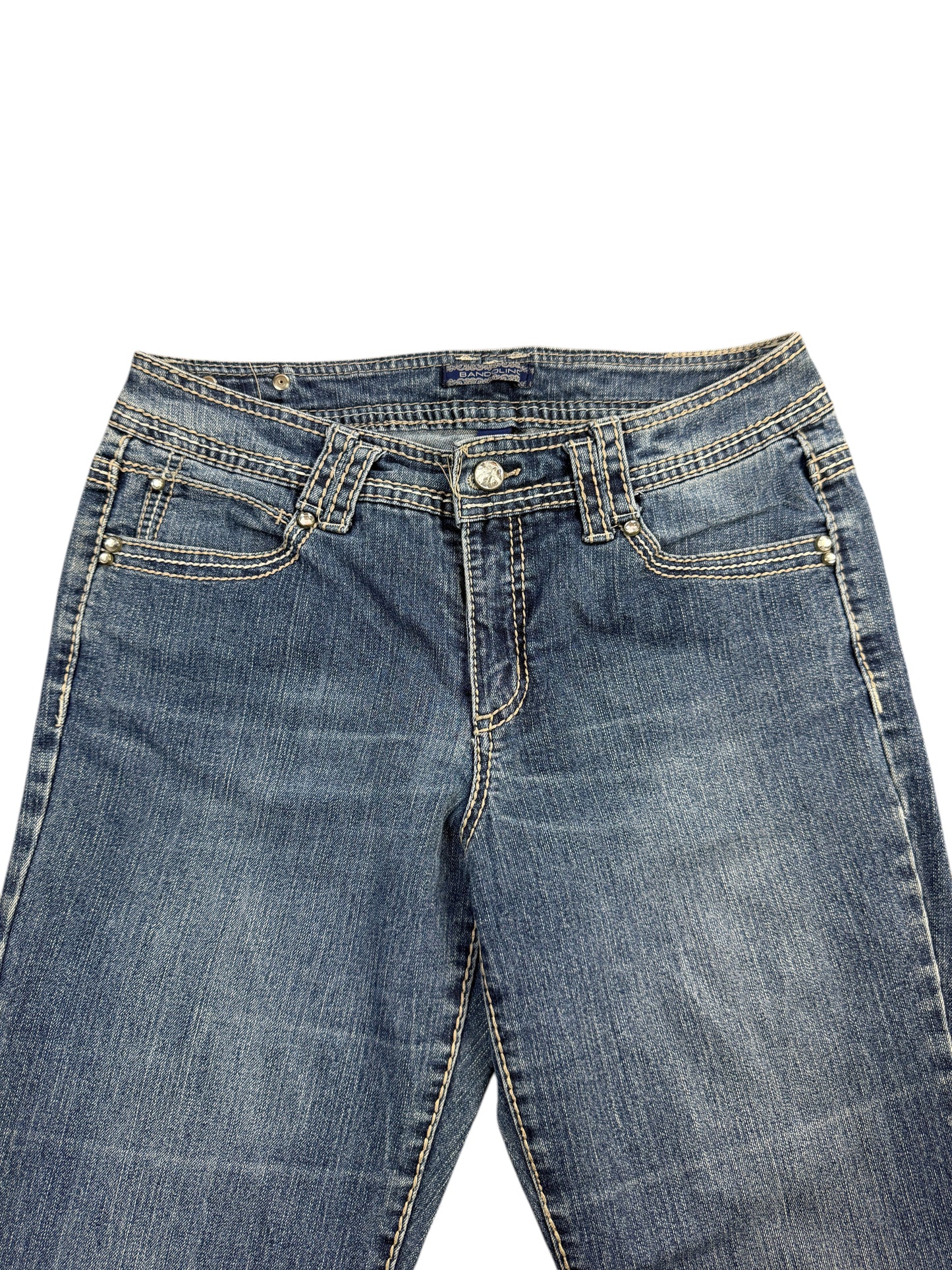 Bandolino Mid Rise Bootcut Jeans – L