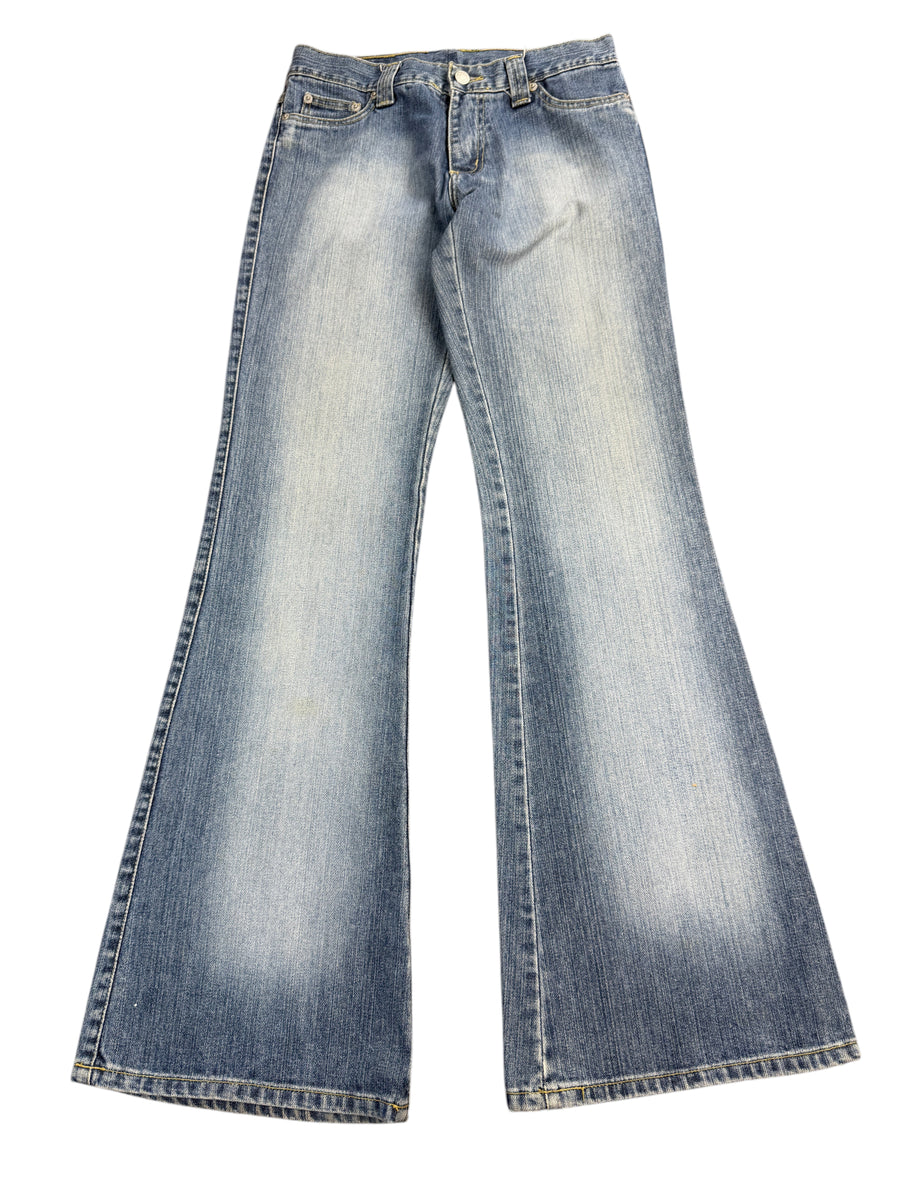 Y2K Low Rise Flare Jeans – S