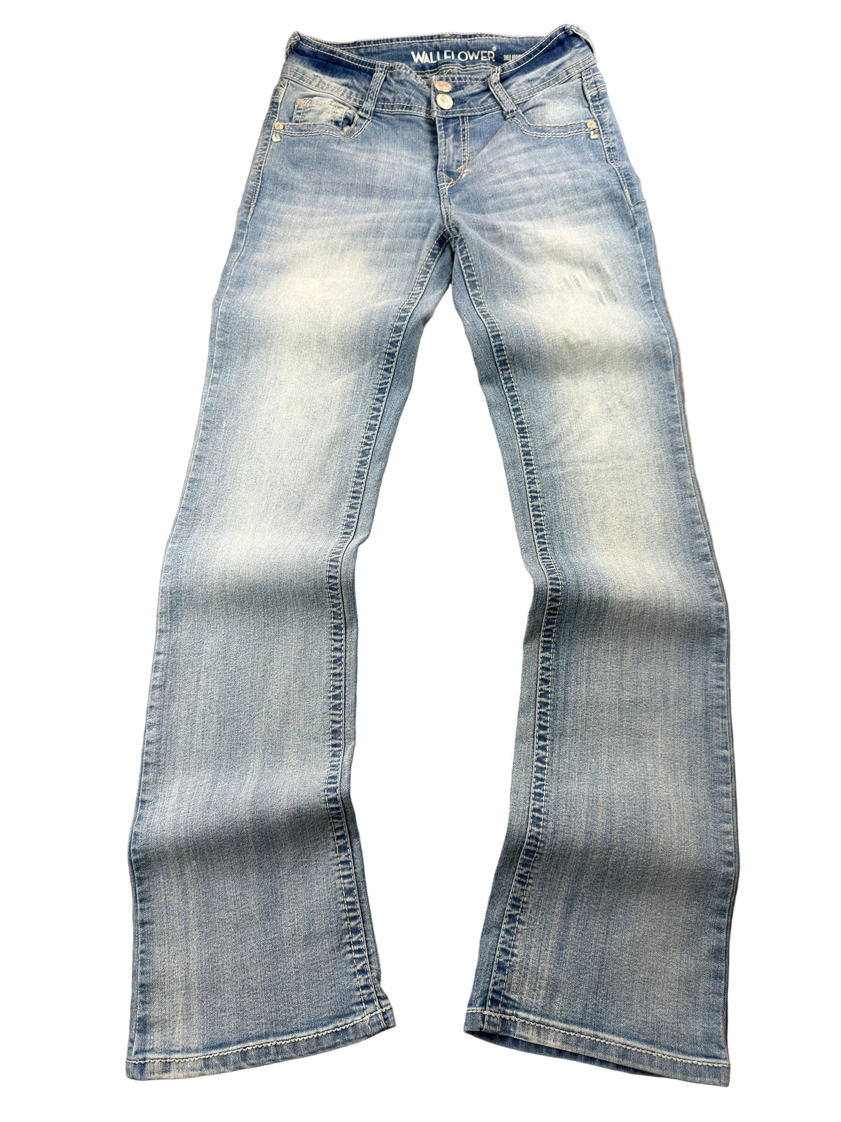 WallFlower Low Rise W24 The Luscious Curvy Fit Bootcut Miss Me Style McBling Y2K Japan Style