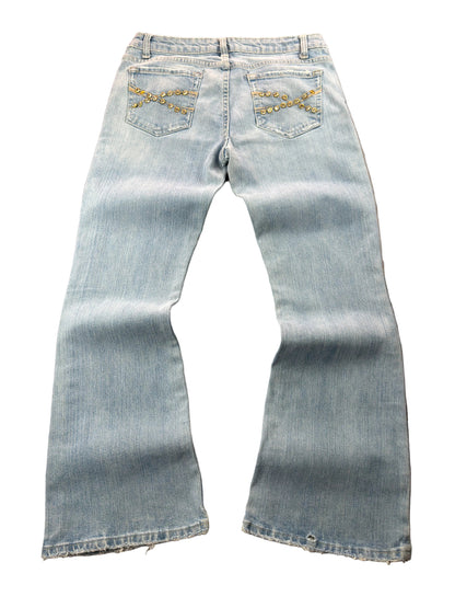 Aeropostale Low Rise Bootcut Jeans W30 Y2K Japanstyle Miss Me Style
