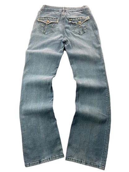 St. John’s Bay Low Rise Bootcut W25 Y2K McBling Vintage