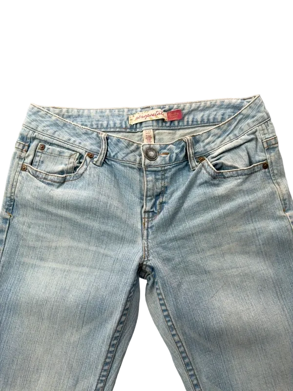 Aeropostale Low Rise W30 Hailey Skinny Flare Bootcut Miss Me Style McBling Y2K Japan Style