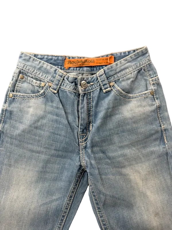 Rock & Roll Low Rise W25 Bootcut Miss Me Style Y2K Japan Style