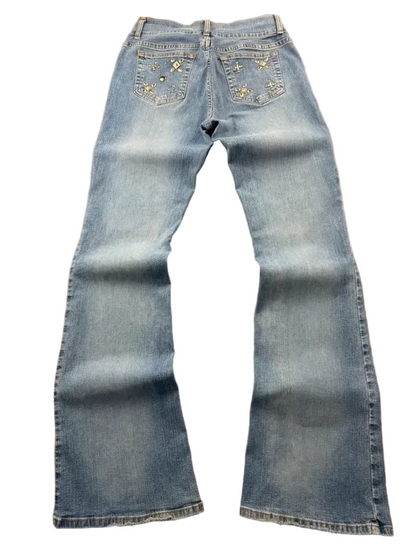 SO Stretch Low Rise W26 Bootcut Miss Me Style McBling Y2K