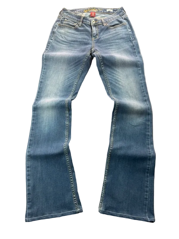 Arizona Jeans Co Low Rise Bootcut Jeans Damen W25/S Y2K McBling miss me Style
