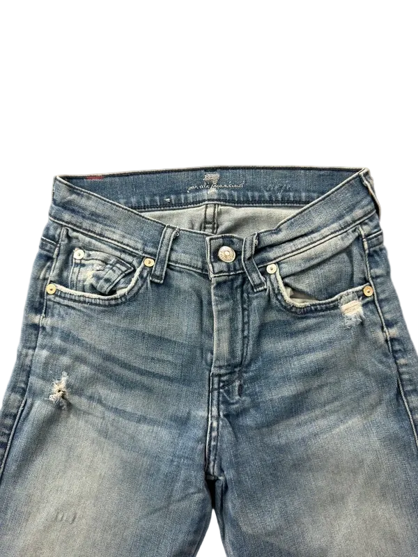 7 For All Mankind Low Rise W23 Bootcut McBling Y2K Japan Style