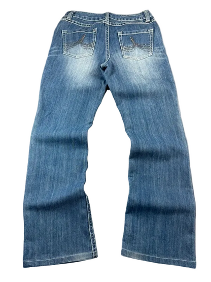 INC Low Rise Curvy Fit Bootcut W28 Miss Me Style McBling Y2K Japan Style