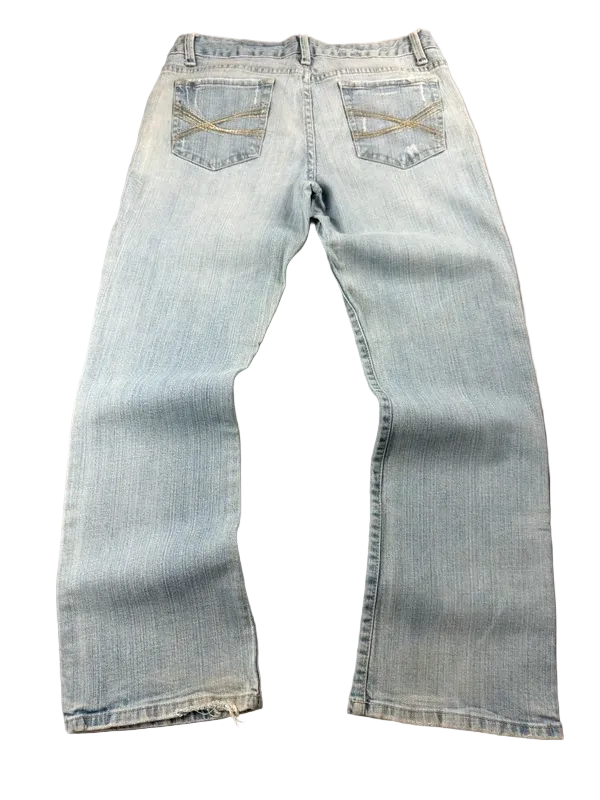 Aeropostale Chelsea Low Rise Bootcut Jeans W29/M Y2K McBling Japan Style