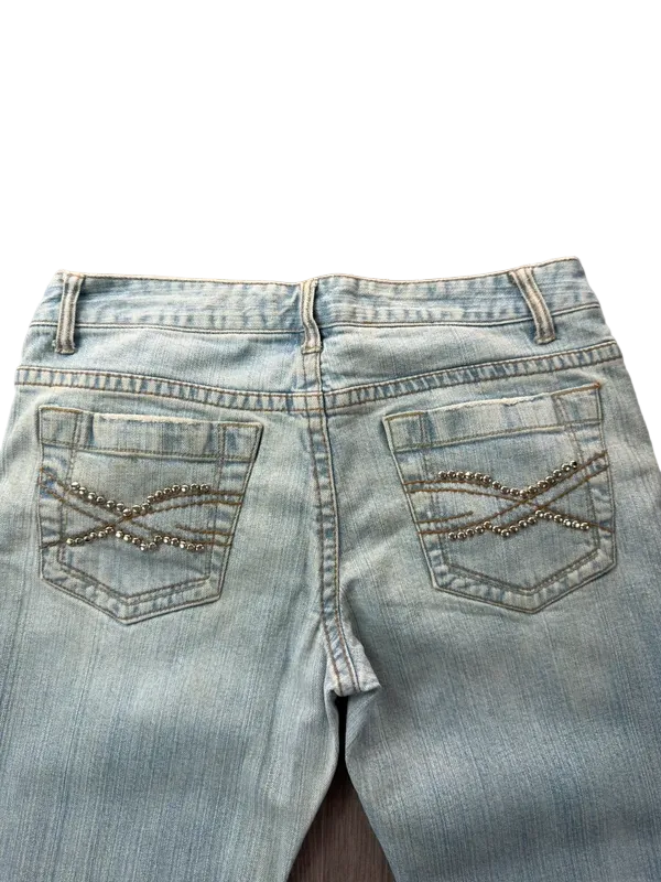 Aeropostale Low Rise W30 Hailey Skinny Flare Bootcut Miss Me Style McBling Y2K Japan Style