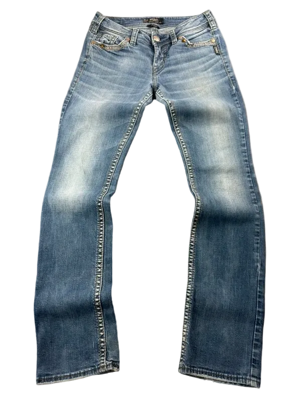 Silver Jeans Suki Low Rise W28 Bootcut Miss Me Style McBling Y2K Japan Style