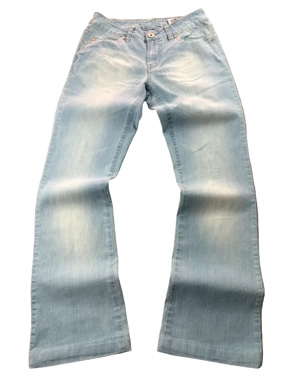 Point Zero Denim Low Rise Bootcut W27 Miss Me Style McBling Y2K Japan Style