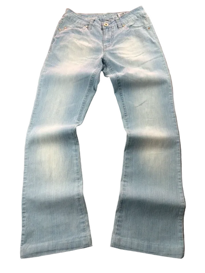 Point Zero Denim Low Rise Bootcut W27 Miss Me Style McBling Y2K Japan Style
